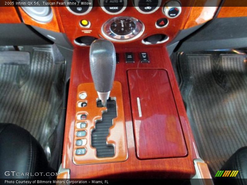 Tuscan Pearl White / Willow 2005 Infiniti QX 56