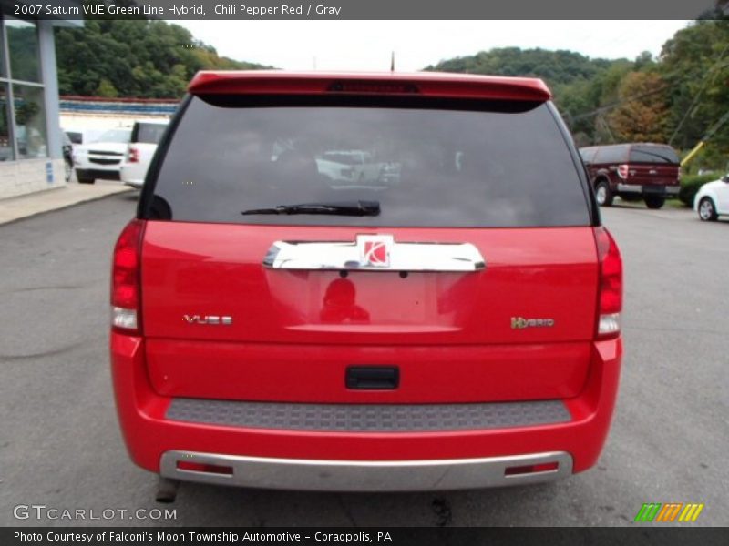 Chili Pepper Red / Gray 2007 Saturn VUE Green Line Hybrid