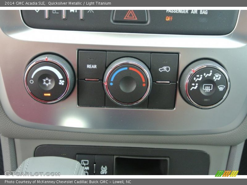 Controls of 2014 Acadia SLE