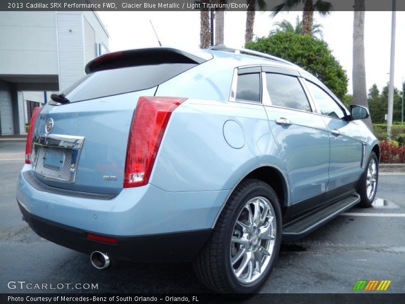 Glacier Blue Metallic / Light Titanium/Ebony 2013 Cadillac SRX Performance FWD