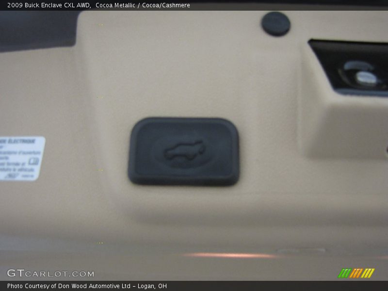 Cocoa Metallic / Cocoa/Cashmere 2009 Buick Enclave CXL AWD