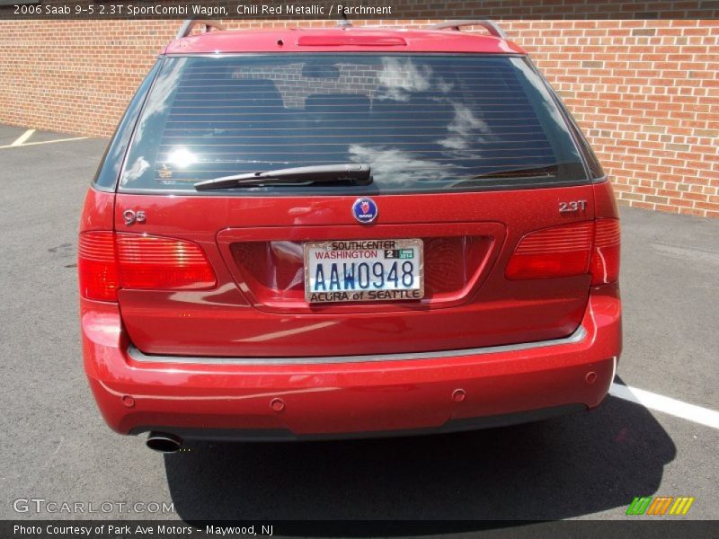 Chili Red Metallic / Parchment 2006 Saab 9-5 2.3T SportCombi Wagon