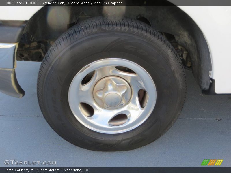 Oxford White / Medium Graphite 2000 Ford F150 XLT Extended Cab