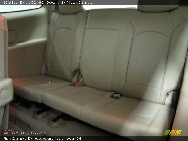 Rear Seat of 2009 Enclave CXL AWD