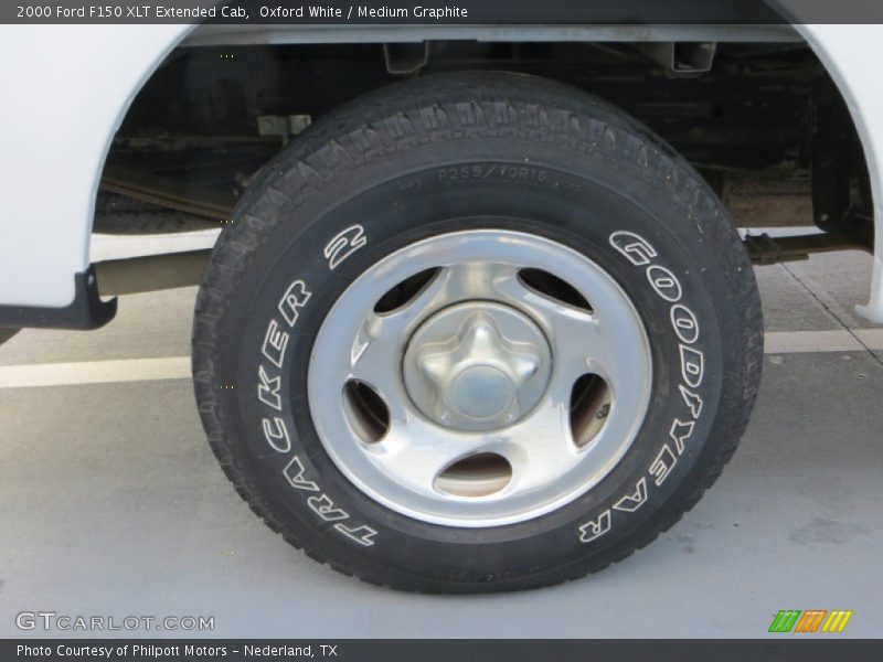 Oxford White / Medium Graphite 2000 Ford F150 XLT Extended Cab