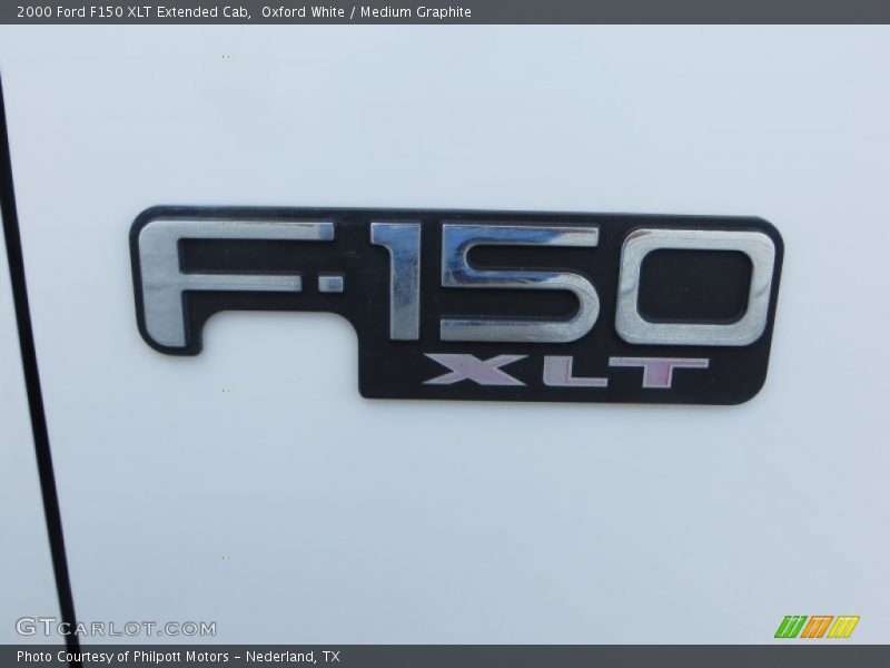 Oxford White / Medium Graphite 2000 Ford F150 XLT Extended Cab