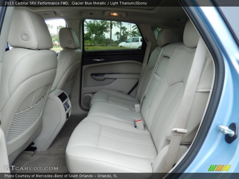 Rear Seat of 2013 SRX Performance FWD