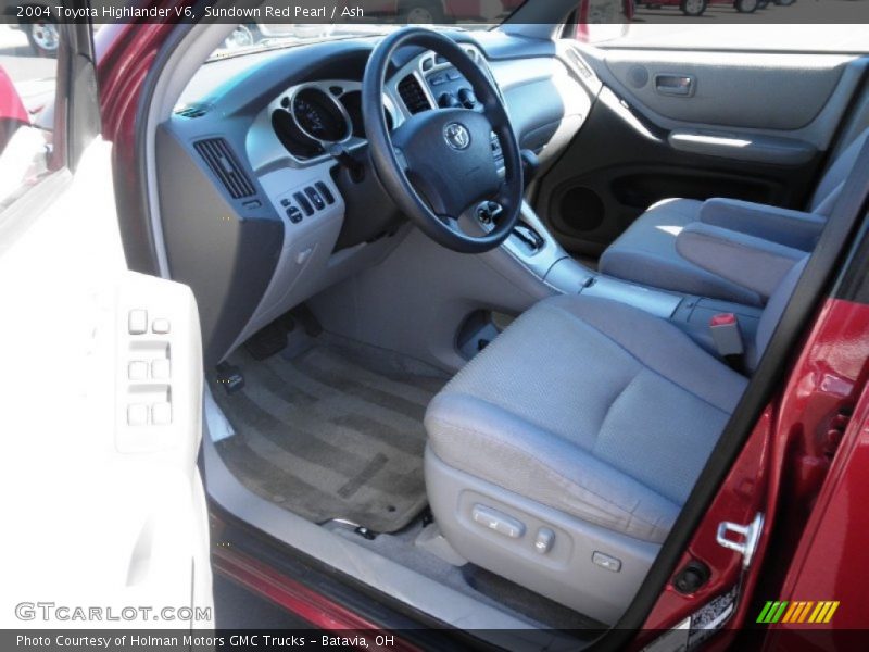 Sundown Red Pearl / Ash 2004 Toyota Highlander V6