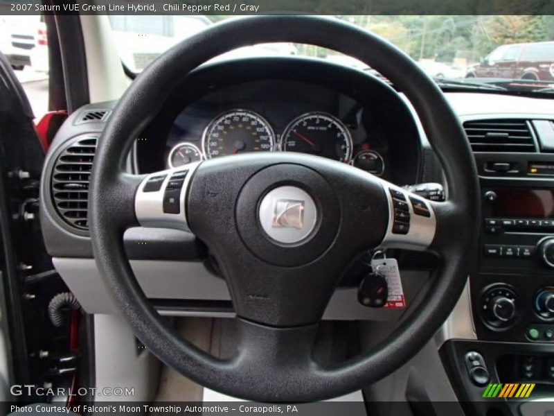 Chili Pepper Red / Gray 2007 Saturn VUE Green Line Hybrid