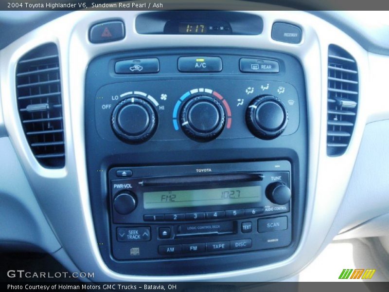 Sundown Red Pearl / Ash 2004 Toyota Highlander V6