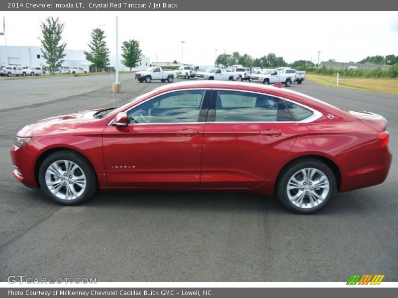 Crystal Red Tintcoat / Jet Black 2014 Chevrolet Impala LT