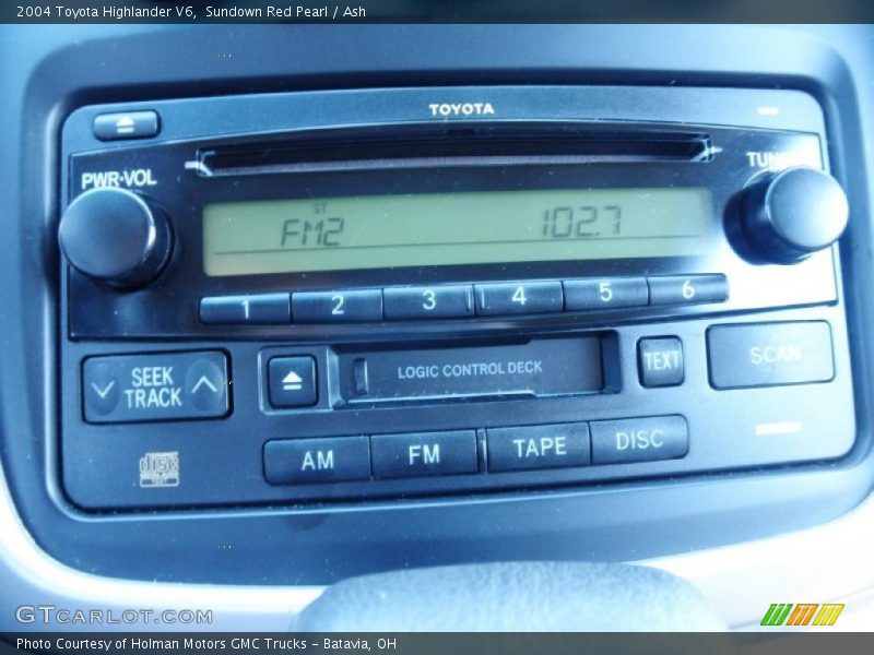 Sundown Red Pearl / Ash 2004 Toyota Highlander V6