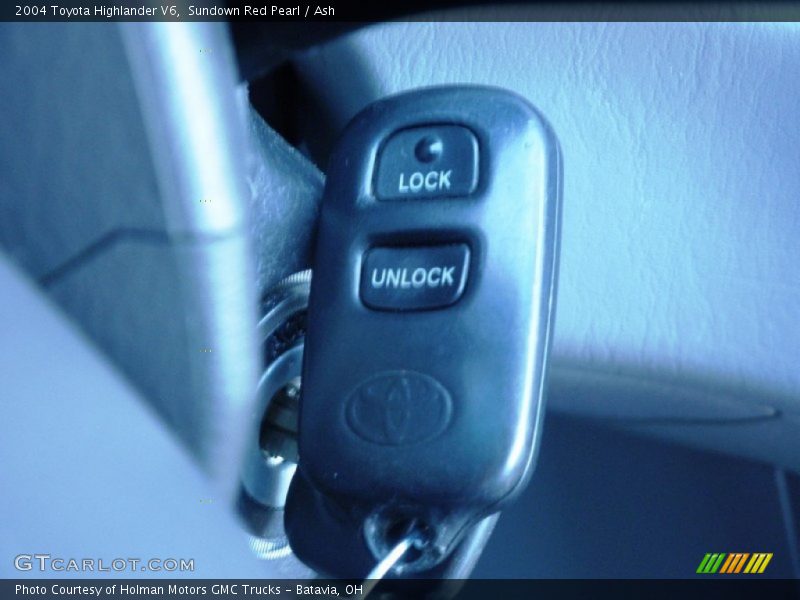 Sundown Red Pearl / Ash 2004 Toyota Highlander V6