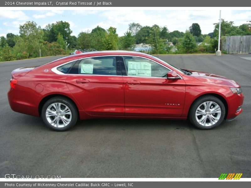 Crystal Red Tintcoat / Jet Black 2014 Chevrolet Impala LT