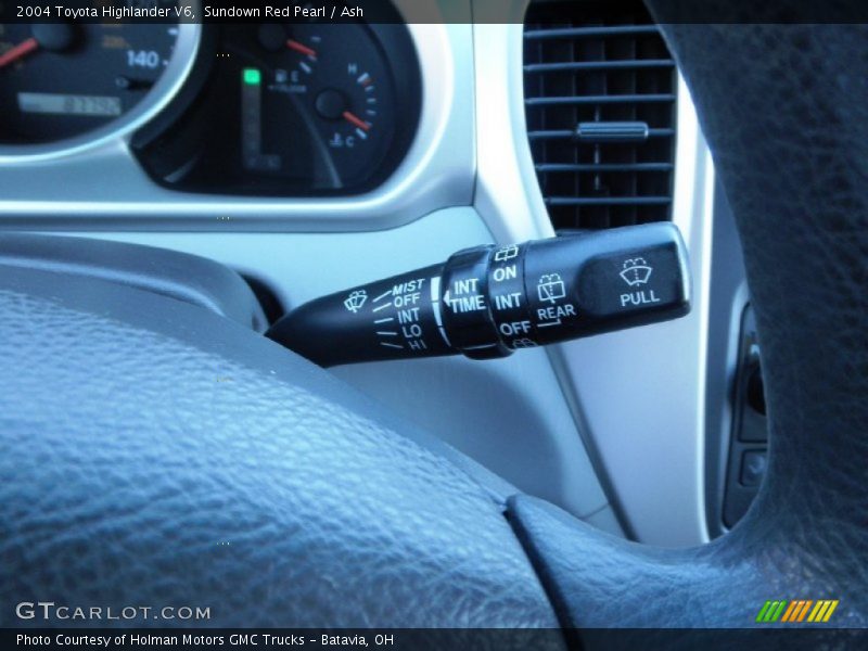 Sundown Red Pearl / Ash 2004 Toyota Highlander V6