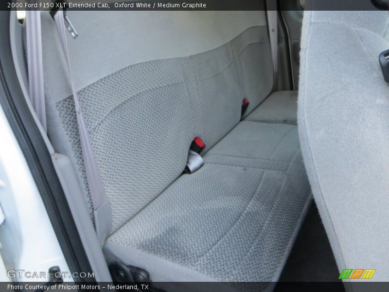 Oxford White / Medium Graphite 2000 Ford F150 XLT Extended Cab