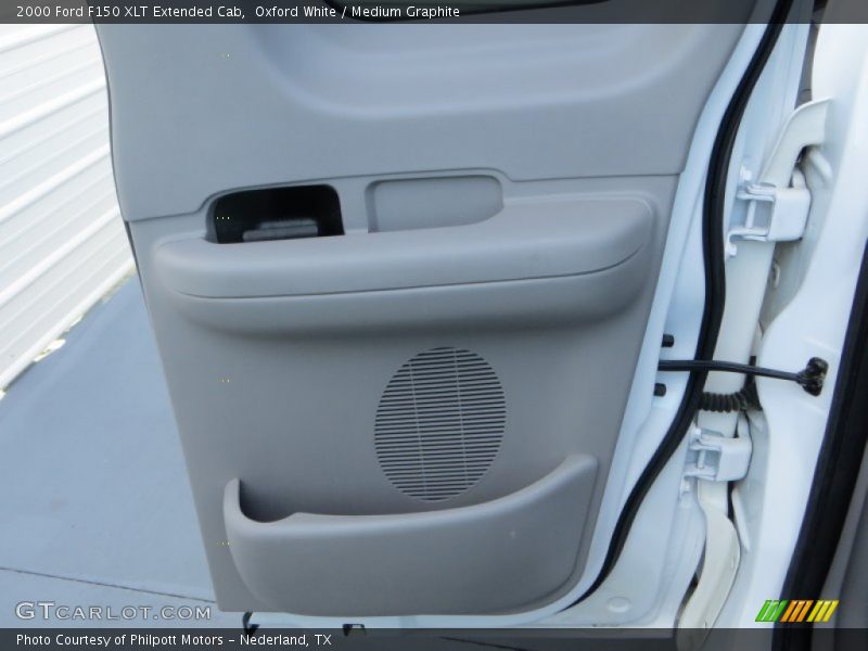Oxford White / Medium Graphite 2000 Ford F150 XLT Extended Cab