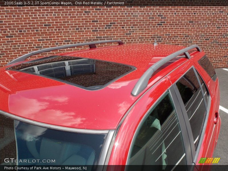 Chili Red Metallic / Parchment 2006 Saab 9-5 2.3T SportCombi Wagon