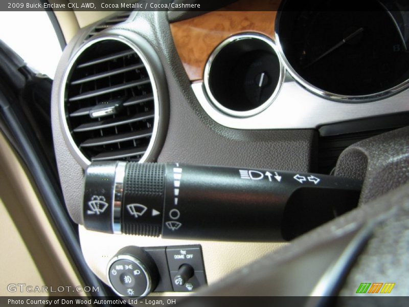 Controls of 2009 Enclave CXL AWD