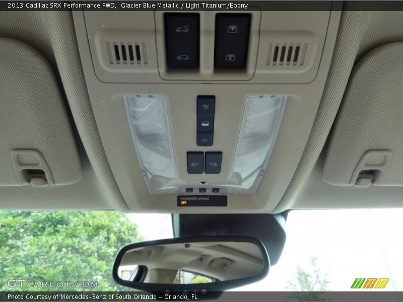 Glacier Blue Metallic / Light Titanium/Ebony 2013 Cadillac SRX Performance FWD