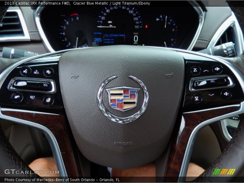 Glacier Blue Metallic / Light Titanium/Ebony 2013 Cadillac SRX Performance FWD