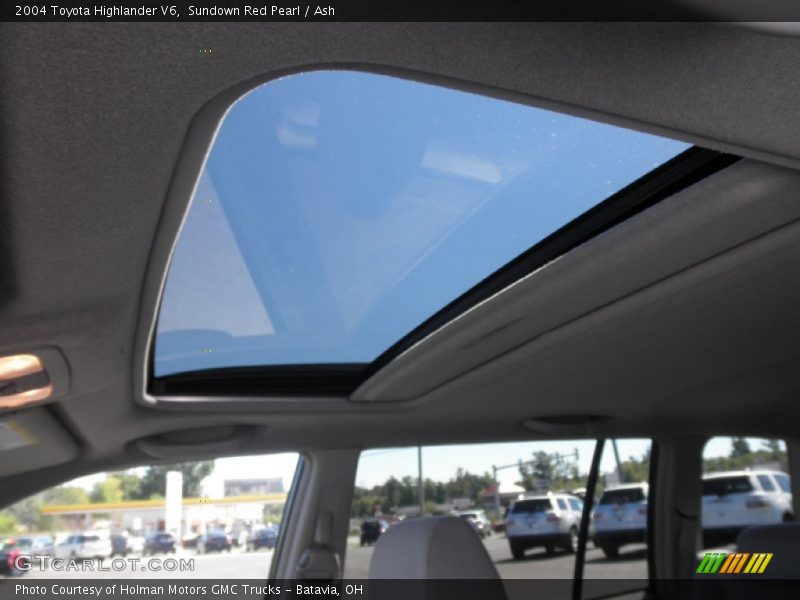 Sundown Red Pearl / Ash 2004 Toyota Highlander V6