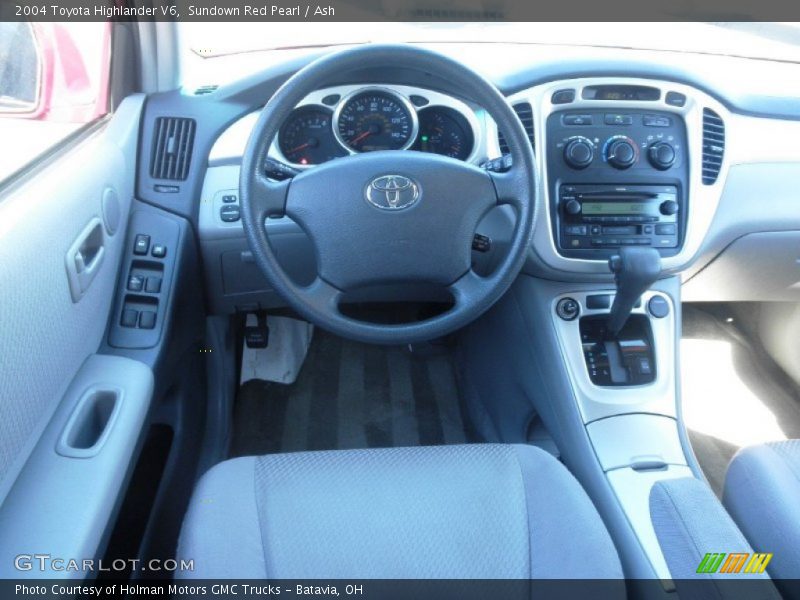 Sundown Red Pearl / Ash 2004 Toyota Highlander V6