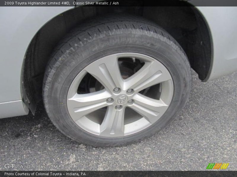 Classic Silver Metallic / Ash 2009 Toyota Highlander Limited 4WD