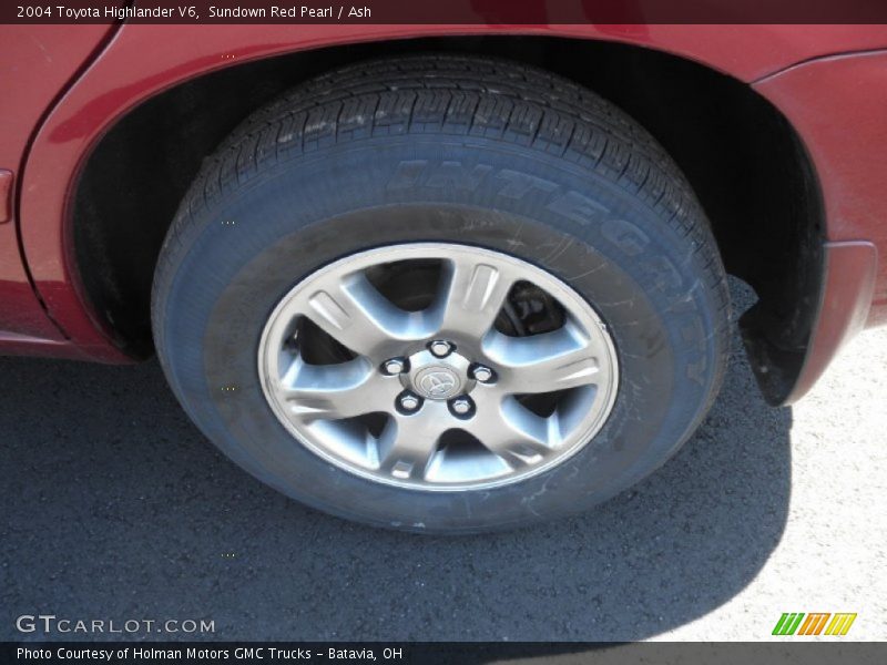 Sundown Red Pearl / Ash 2004 Toyota Highlander V6