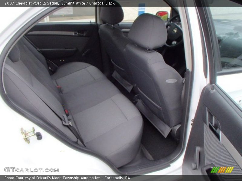Summit White / Charcoal Black 2007 Chevrolet Aveo LS Sedan