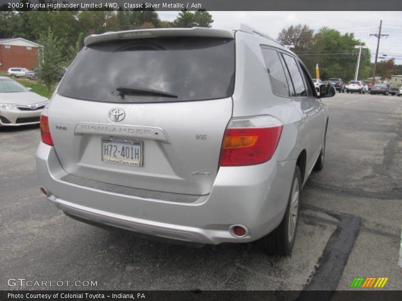 Classic Silver Metallic / Ash 2009 Toyota Highlander Limited 4WD