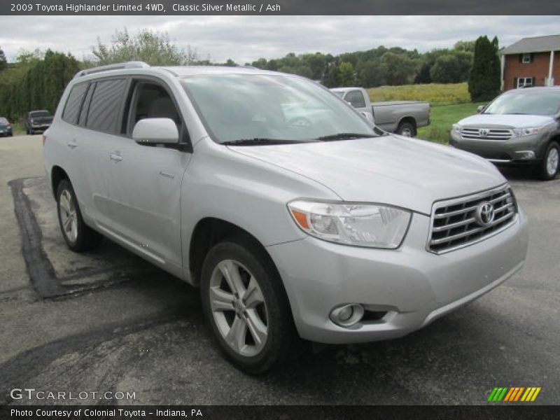 Classic Silver Metallic / Ash 2009 Toyota Highlander Limited 4WD