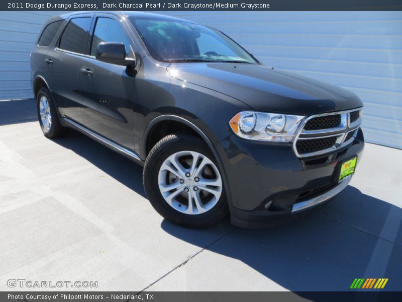 Dark Charcoal Pearl / Dark Graystone/Medium Graystone 2011 Dodge Durango Express