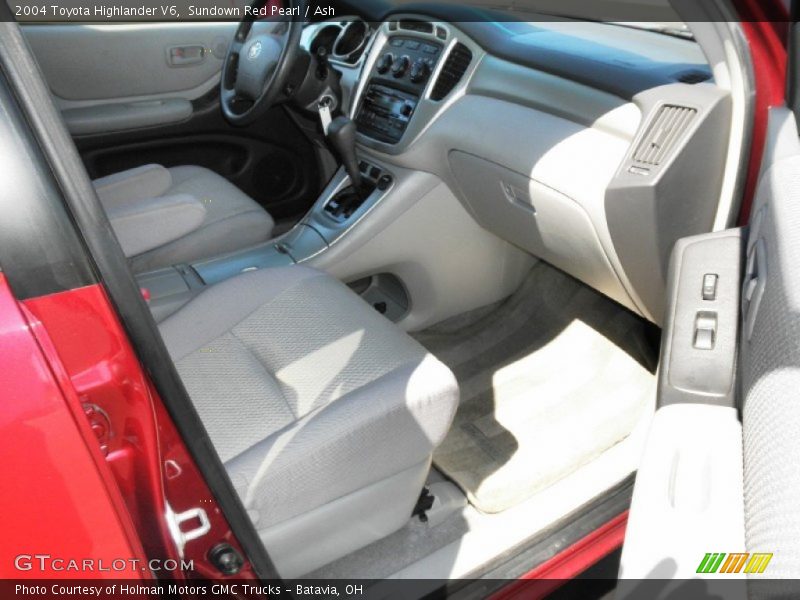 Sundown Red Pearl / Ash 2004 Toyota Highlander V6
