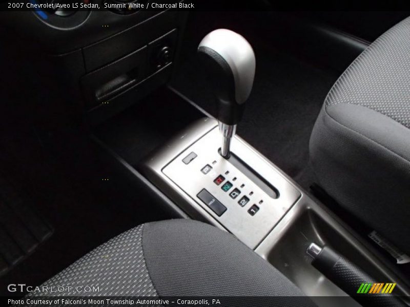 Summit White / Charcoal Black 2007 Chevrolet Aveo LS Sedan