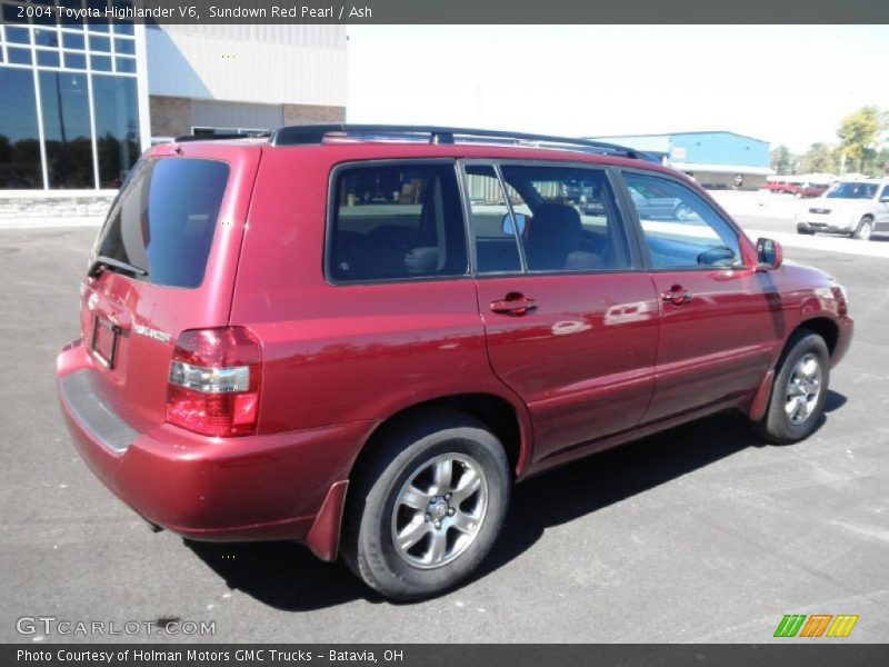 Sundown Red Pearl / Ash 2004 Toyota Highlander V6
