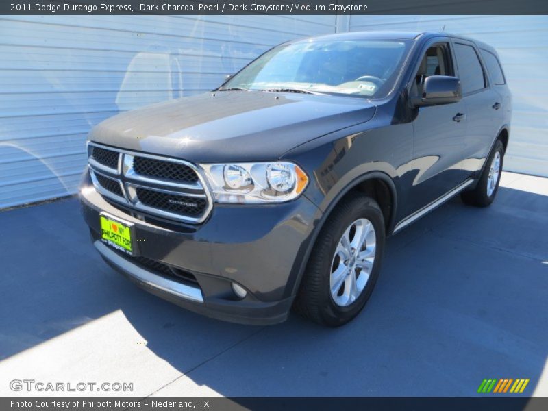 Dark Charcoal Pearl / Dark Graystone/Medium Graystone 2011 Dodge Durango Express