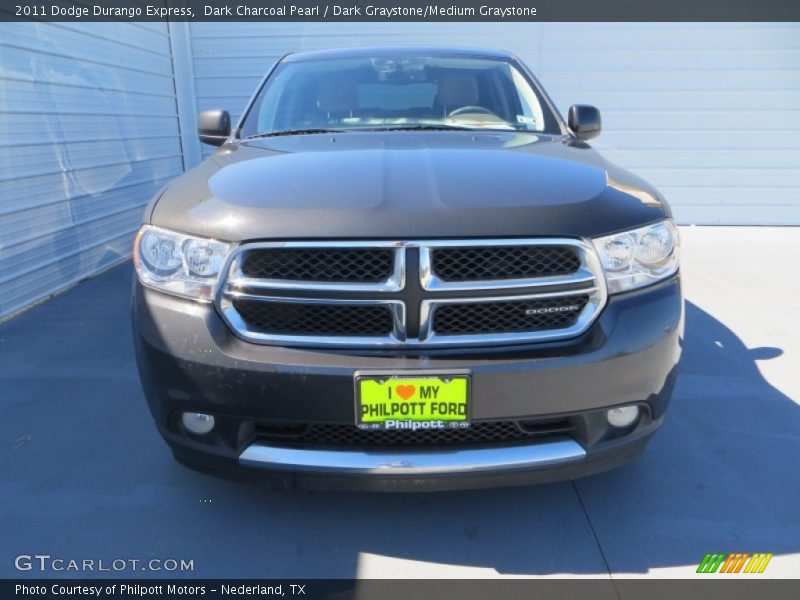 Dark Charcoal Pearl / Dark Graystone/Medium Graystone 2011 Dodge Durango Express