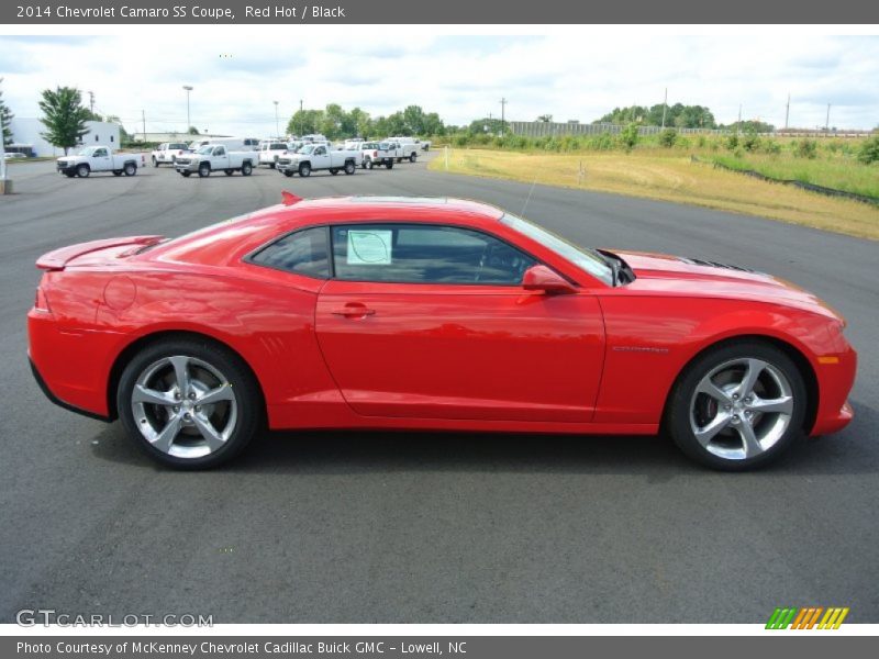 Red Hot / Black 2014 Chevrolet Camaro SS Coupe