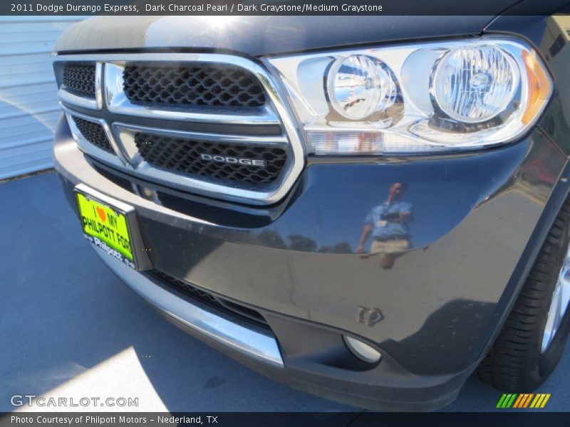 Dark Charcoal Pearl / Dark Graystone/Medium Graystone 2011 Dodge Durango Express