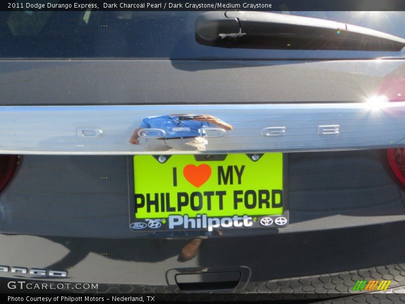 Dark Charcoal Pearl / Dark Graystone/Medium Graystone 2011 Dodge Durango Express