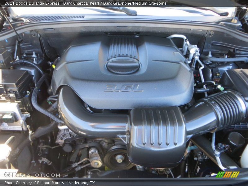 Dark Charcoal Pearl / Dark Graystone/Medium Graystone 2011 Dodge Durango Express