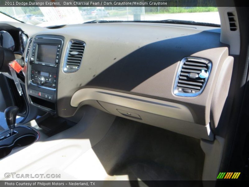 Dark Charcoal Pearl / Dark Graystone/Medium Graystone 2011 Dodge Durango Express