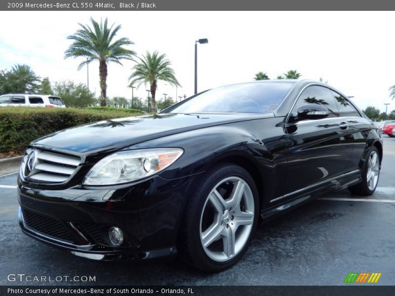Black / Black 2009 Mercedes-Benz CL 550 4Matic