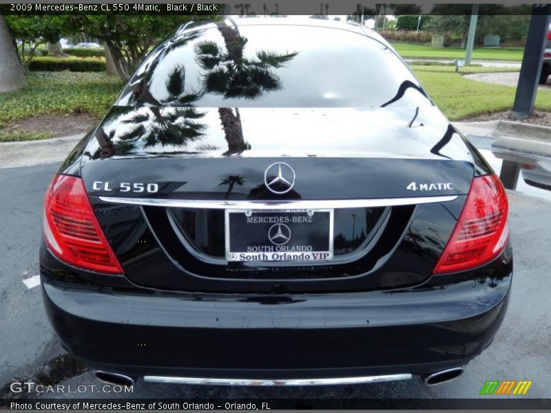 Black / Black 2009 Mercedes-Benz CL 550 4Matic
