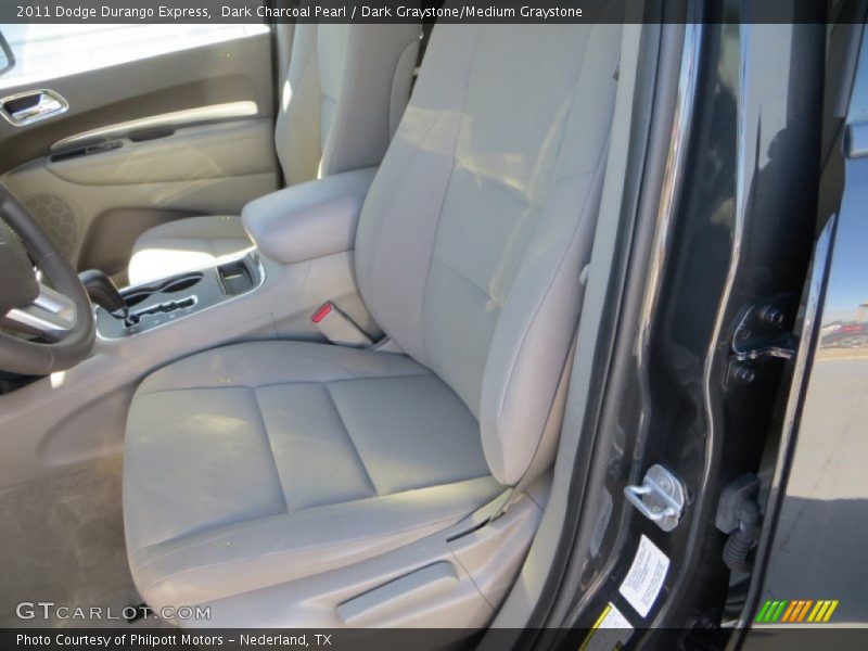Dark Charcoal Pearl / Dark Graystone/Medium Graystone 2011 Dodge Durango Express