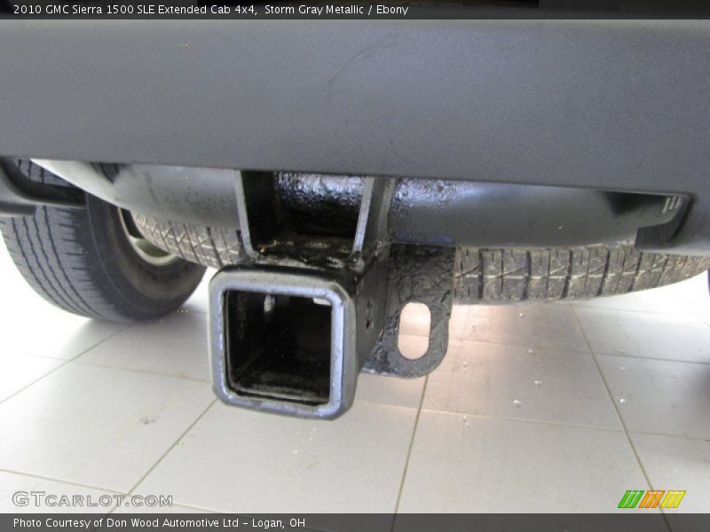 Storm Gray Metallic / Ebony 2010 GMC Sierra 1500 SLE Extended Cab 4x4