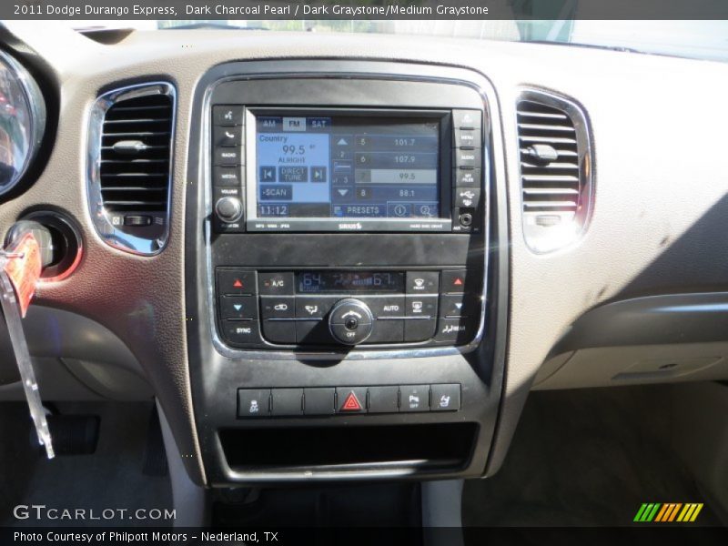 Dark Charcoal Pearl / Dark Graystone/Medium Graystone 2011 Dodge Durango Express