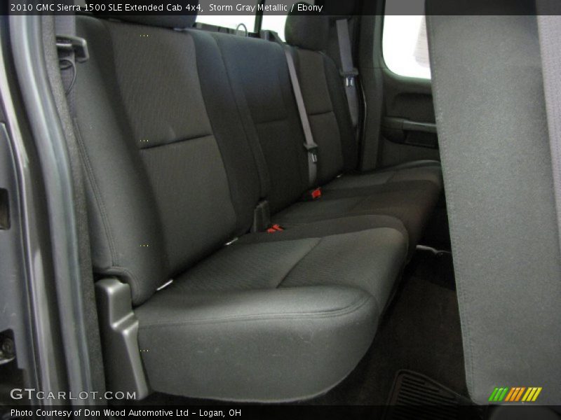 Storm Gray Metallic / Ebony 2010 GMC Sierra 1500 SLE Extended Cab 4x4