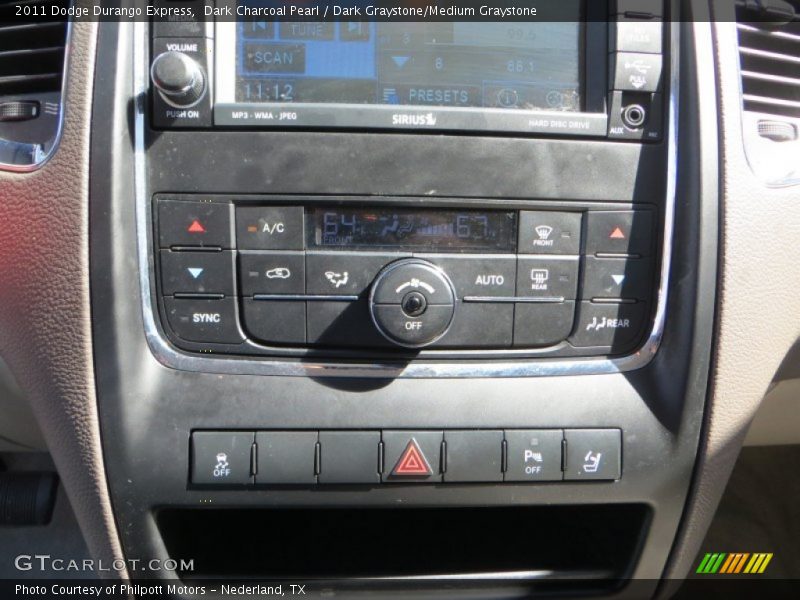 Dark Charcoal Pearl / Dark Graystone/Medium Graystone 2011 Dodge Durango Express